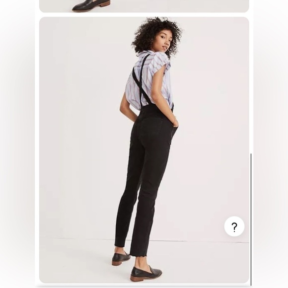 Madewell Denim Lunar Wash Skinny Denim Overalls XS - Picture 3 of 15